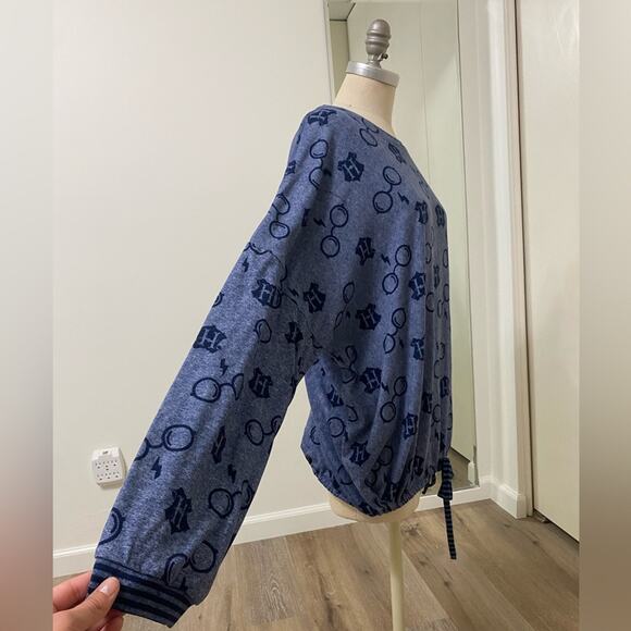 Harry Potter Women’s Blue  Lightweight Sweatshirt Sweater 3X - Picture 2 of 7